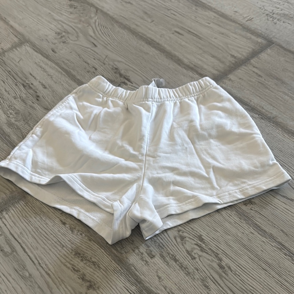 Fabletics white shorts size small